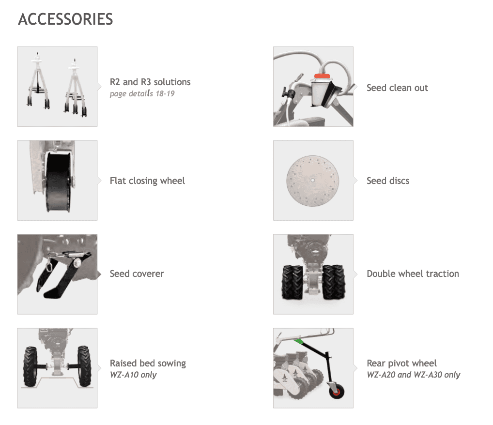WZ Series Parts and Accessories